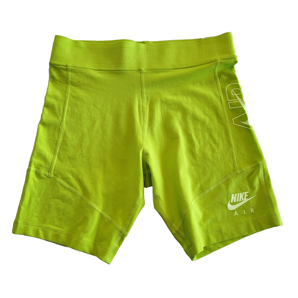 Nike Pants - Nike Air Tight Fit High Rise Short Athletic Woman's Shorts Lime Green Large NEW
